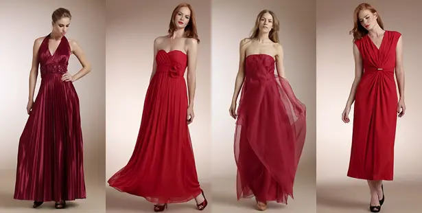 vestidos largos rojos