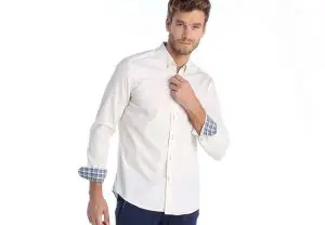 Camisas masculinas de Sir Raymond Tailor en Primeriti. Camisa blanca